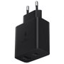 SAMSUNG Cargador EP-TA220NBEGEU 35W con USB-C y USB-A Negro